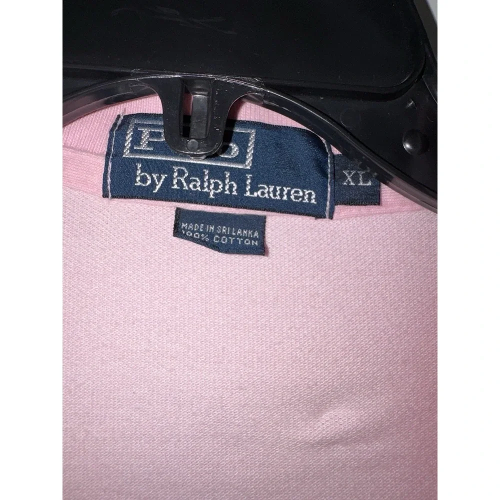 Polo by Ralph Lauren Men's Pink Solid Short Sleeve Cotton Golf Polo Shirt XL